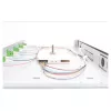 Glasfaser-Spleißbox DIGITUS DN-96330/9APC 1U, bestückt mit 6x LC-APC DX, OS2, Polymer/Stahl, hellgrau