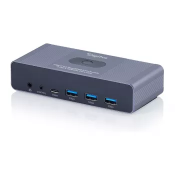 KVM-Switch DIGITUS DS-12856 USB-C/USB-A 2‑Port Dual HDMI 4K60Hz (USB 3.2 Gen 1)