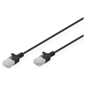 Patchkabel DIGITUS CAT 6 U-UTP schlank, 0,3 m, blau