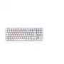 Mechanische Gaming-Tastatur Cherry MX 8.2 TKL Wireless RGB – Tenkeyless, RF + Bluetooth, AZERTY, 88 Tasten, Weiß