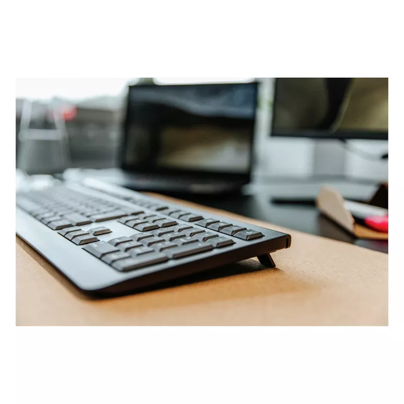 Cherry KW 3000 Universal RF Wireless QWERTY Portugiesisch Schwarz