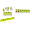 Pill Organizer Box 7-Tage, first aid only, Kunststoff weiß/grün mit 7 herausnehmbaren Fächern, BPA-frei