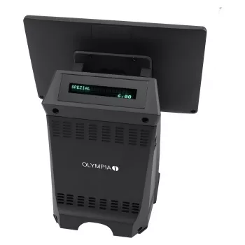 All-in-One Touchscreen-Terminal Olympia T210 25,4 cm (10 Zoll) LCD, Android 11, Thermotransferdrucker, 8 cm Breite, Schwarz