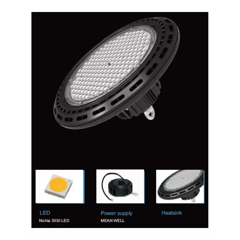 Synergy 21 LED Spot Pendelleuchte UFO 240W für Industrie-/Lagerhallen nw 120°
