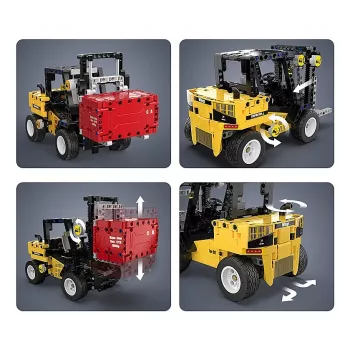 Gabelstapler Jamara Modell CaDA Bricks — Kindergabelstapler, Farben: schwarz, rot, gelb, empfohlenes Alter 8+
