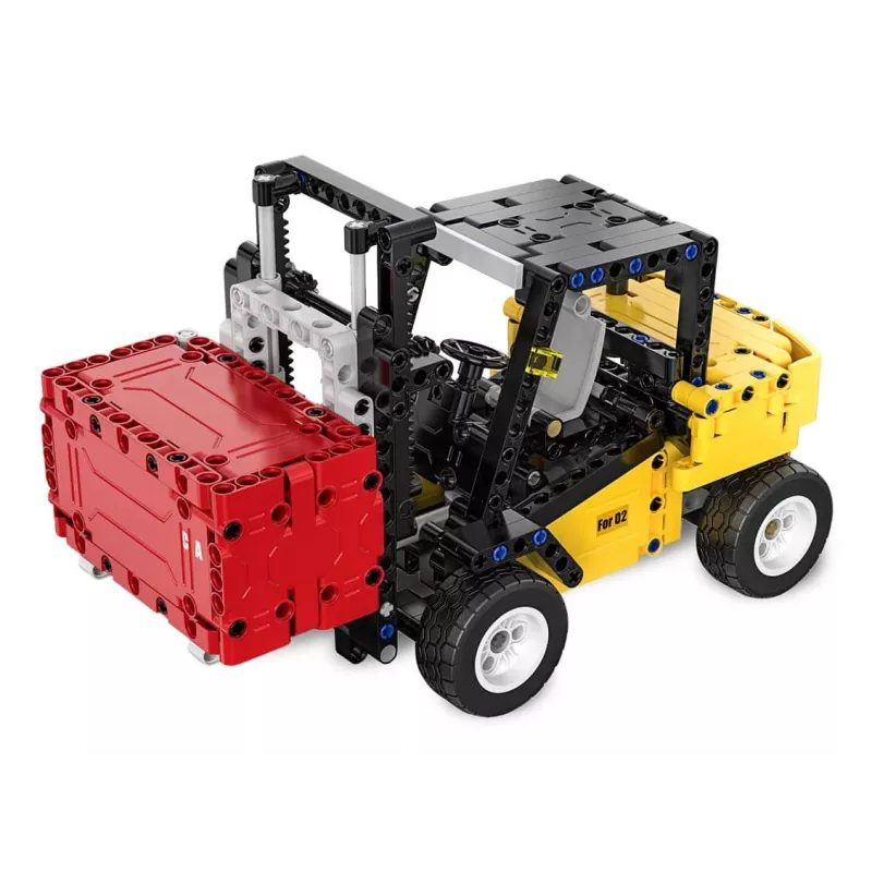 Gabelstapler Jamara Modell CaDA Bricks — Kindergabelstapler, Farben: schwarz, rot, gelb, empfohlenes Alter 8+