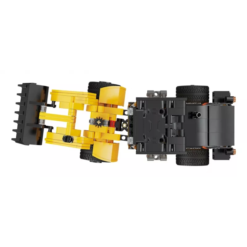 Konstruktionsset Radlader Jamara CaDA Wheel loader Bricks, für Kinder ab 8 Jahren, schwarz und gelb