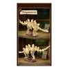 Bauset Jamara CaDA Dinosaurier-Fossil Stegosaurus — 297 Teile, Alter 8+, beige/braun