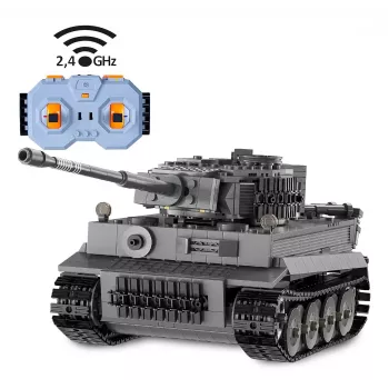 Panzermodell Jamara CaDA Tiger Maßstab 1:35, Elektromotor, Li‑Ion-Akku, für Kinder ab 8 Jahren