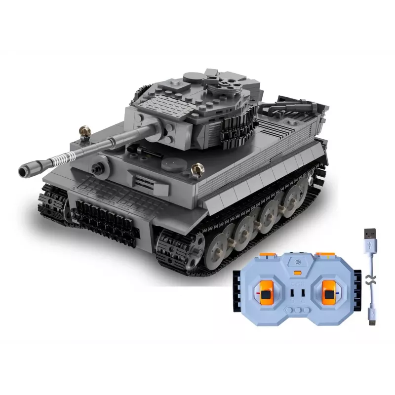 Panzermodell Jamara CaDA Tiger Maßstab 1:35, Elektromotor, Li‑Ion-Akku, für Kinder ab 8 Jahren