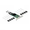 DeLOCK 8-fach SATA PCI Express x8-Karte mit Verbindungskabel