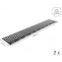 Vogelabwehrbarriere für Photovoltaikanlagen DELOCK 1 m — 2 Stück, braun, 193 mm