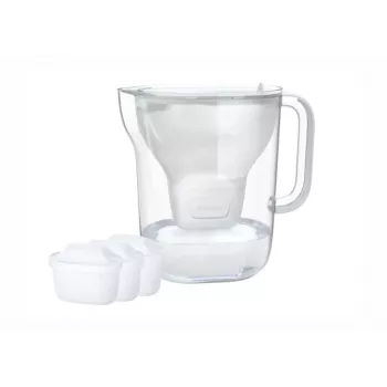 Wasserfilterkanne BRITA Style Essential XL mit MAXTRA PRO Pure Performance Kartuschen (3) — weiß