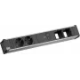 Steckdosenleiste Bachmann CONI mit 2x CEE 7/3 Steckdosen und 1x USB-C 100W, 2x kabelgebundenen Steckverbindern, 0,2 m Kabel