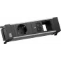 Powerframe-Steckdosenmodul Bachmann BM0024291 mit 1x CEE7/3, 1x USB-C PD 45W, 1x CM-Kabel L=0,2m