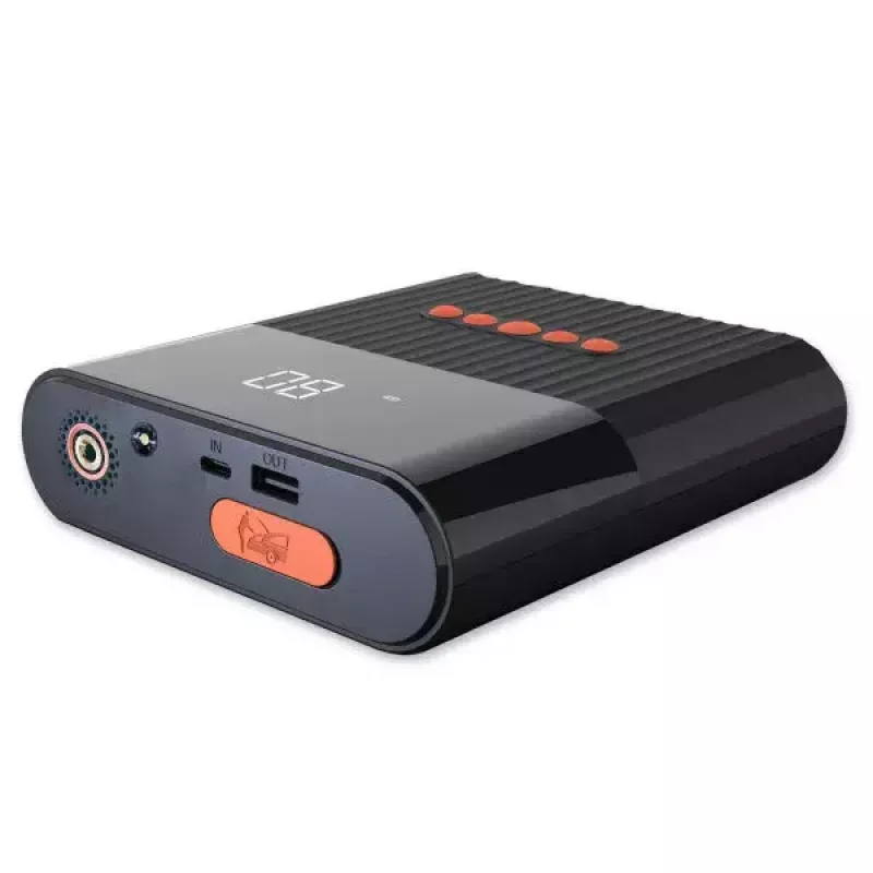 4smarts Fahrzeug-Starthilfe 456312 — 300 A Startstrom, 2 A Ausgang, 16,6 V Batterie, Schwarz