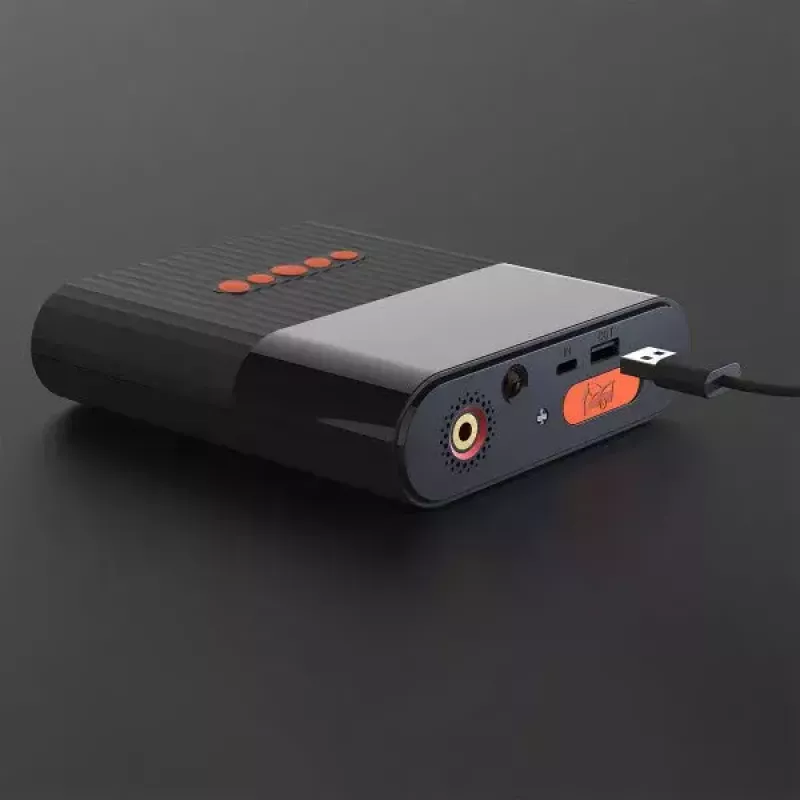 4smarts Fahrzeug-Starthilfe 456312 — 300 A Startstrom, 2 A Ausgang, 16,6 V Batterie, Schwarz