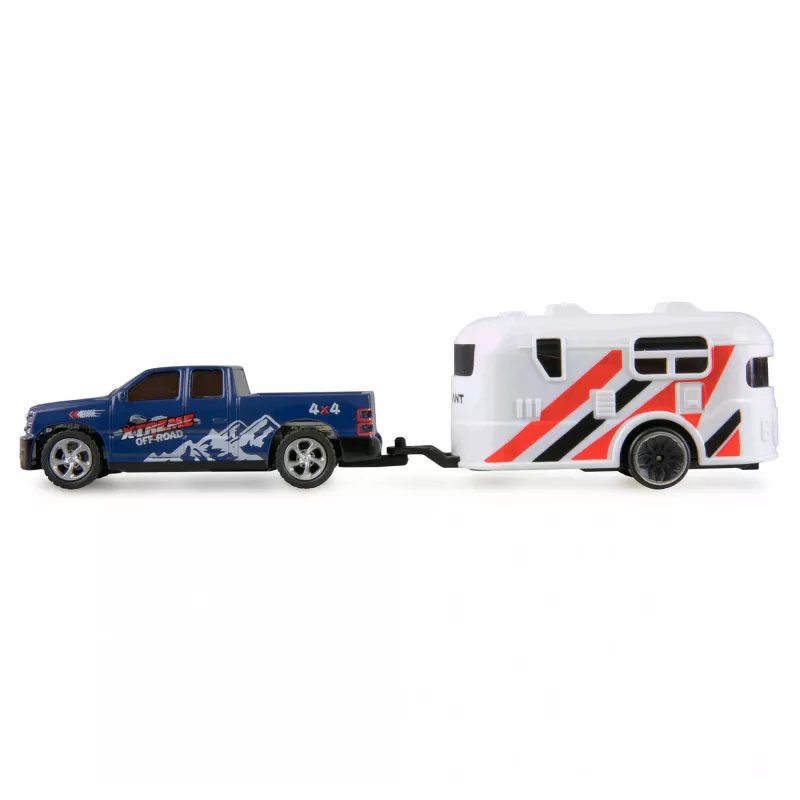 RC-Pickup Amewi 22680 1:64 RTR mit Anhänger, blau