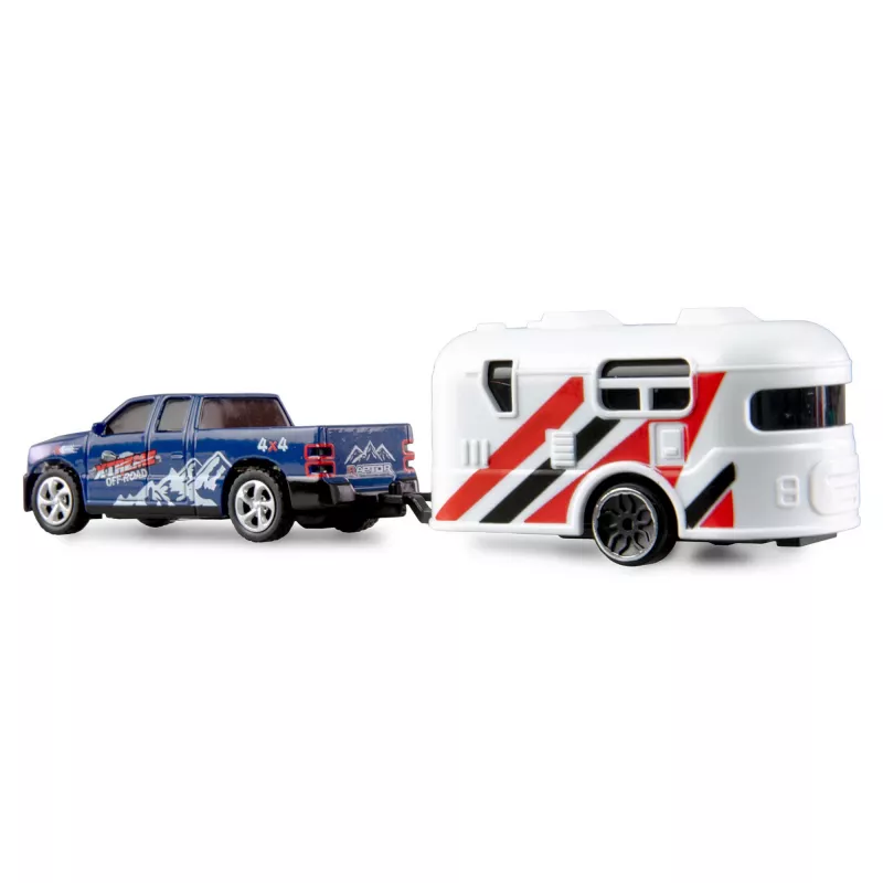 RC-Pickup Amewi 22680 1:64 RTR mit Anhänger, blau