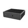 Akasa Euler CMX Mini-ITX lüfterloses PC-Gehäuse A-ITX61-S1B – schwarz, Mini-Chassis für passiv gekühlte Systeme