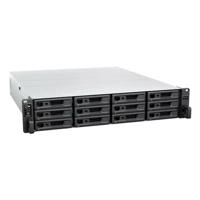 NAS Rack Synology RS2423RP+II (Rack 2U) AMD Ryzen V1780B 8 GB DDR4, 12 Einschübe, RAID, DiskStation Manager