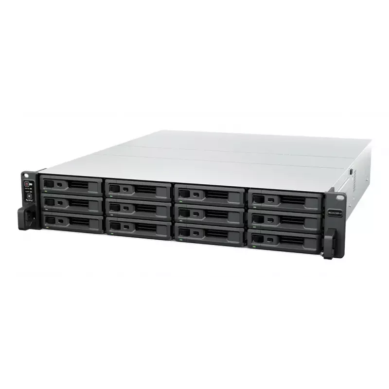 NAS Rack Synology RS2423RP+II (Rack 2U) AMD Ryzen V1780B 8 GB DDR4, 12 Einschübe, RAID, DiskStation Manager