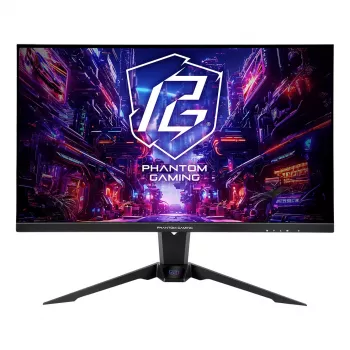 Monitor ASRock PG32QFT 32 Zoll QHD (2560×1440) IPS LED, 1 ms, 180 Hz, VESA, höhenverstellbar, Schwarz