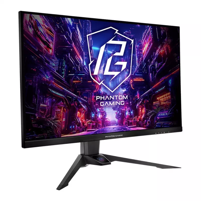 Monitor ASRock PG32QFT 32 Zoll QHD (2560×1440) IPS LED, 1 ms, 180 Hz, VESA, höhenverstellbar, Schwarz