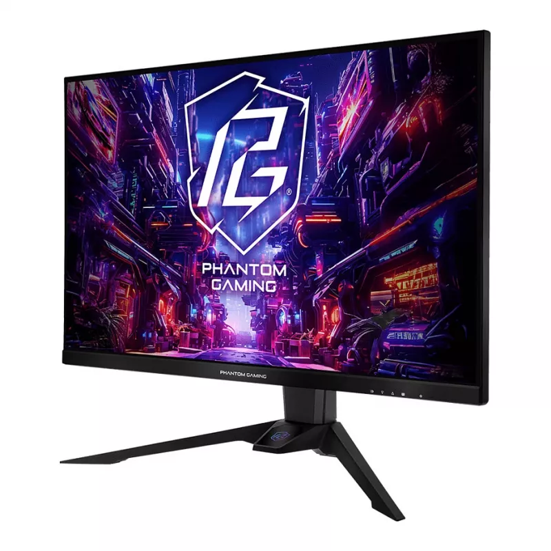 Monitor ASRock PG32QFT 32 Zoll QHD (2560×1440) IPS LED, 1 ms, 180 Hz, VESA, höhenverstellbar, Schwarz