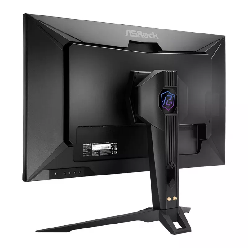 Monitor ASRock PG32QFT 32 Zoll QHD (2560×1440) IPS LED, 1 ms, 180 Hz, VESA, höhenverstellbar, Schwarz
