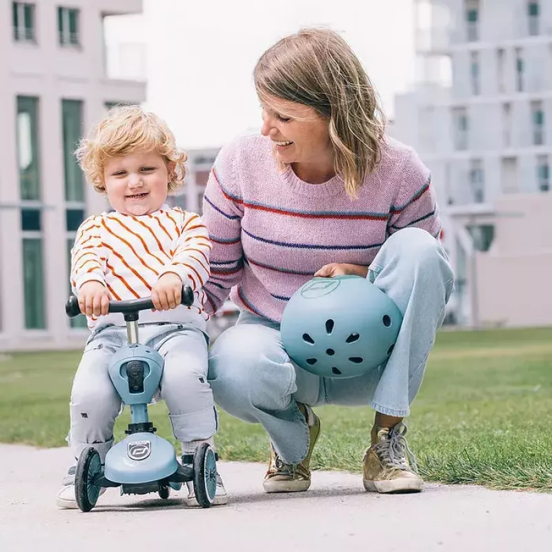 Dreirad-Roller Scoot & Ride 96271 Blau Kinder 2,8 kg
