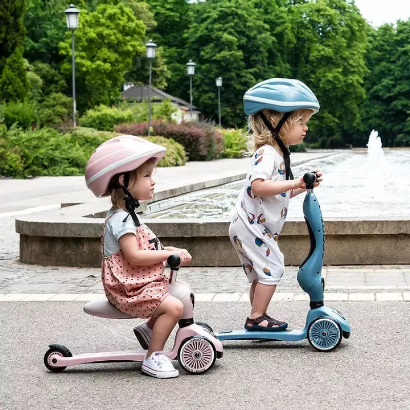 Dreirad-Roller Scoot & Ride 96271 Blau Kinder 2,8 kg