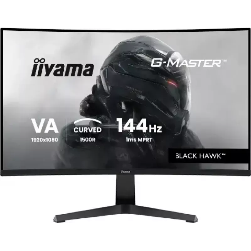 Monitor IIYAMA G-MASTER GC2781HSU-B1 27 Zoll Curved VA 1920×1080 144 Hz USB-Hub Lautsprecher VESA Schwarz
