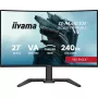 27 Zoll IIYAMA G-MASTER GCB2784HSU-B1 curved VA Gaming-Monitor 240Hz FHD 1920x1080 USB-Hub Lautsprecher VESA