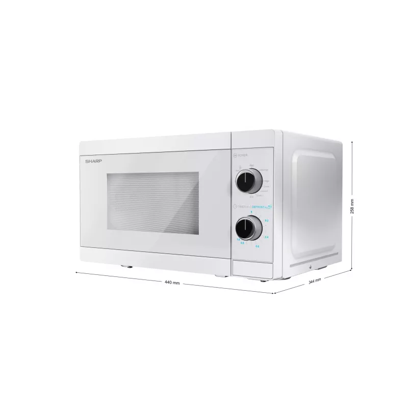 Grill-Mikrowelle Sharp YC-MG01E-C, 800 W, 20 L