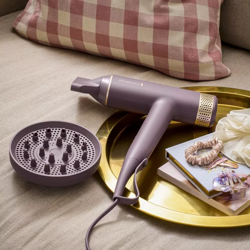 Haartrockner Remington EC8930, 1600 W, digitaler Motor, 110000 U/min, pink, 3 m Kabel