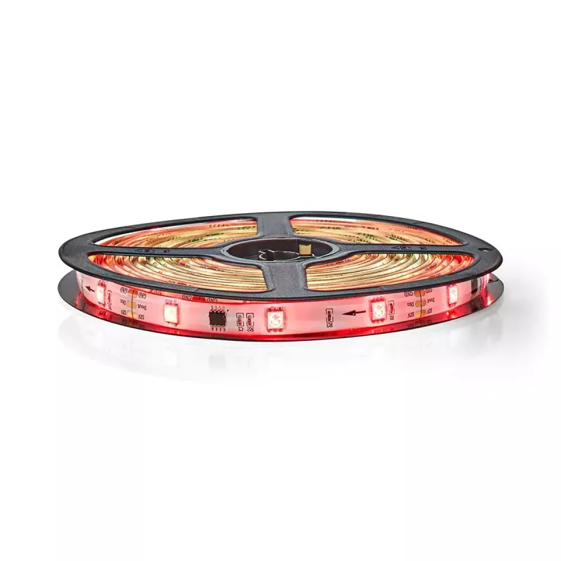 Smart Strip Light Nedis WIFILS51CRGB – Wi‑Fi, RGB, 24 W, 1 m Kabel, 12 mm Breite