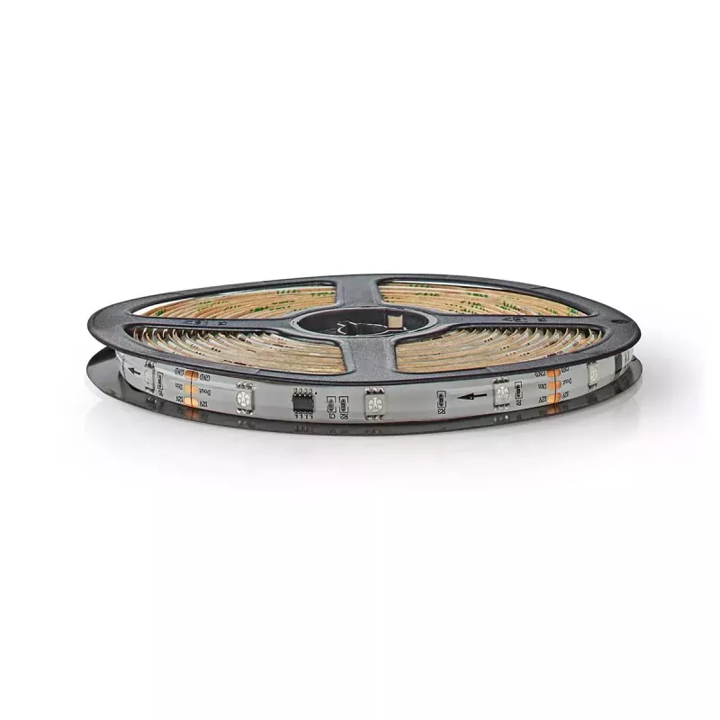 Smart Strip Light Nedis WIFILS51CRGB – Wi‑Fi, RGB, 24 W, 1 m Kabel, 12 mm Breite
