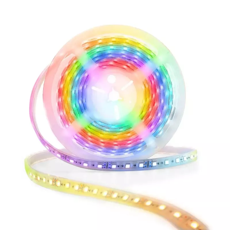 Smart Strip Light Nedis WIFILS51CRGB – Wi‑Fi, RGB, 24 W, 1 m Kabel, 12 mm Breite