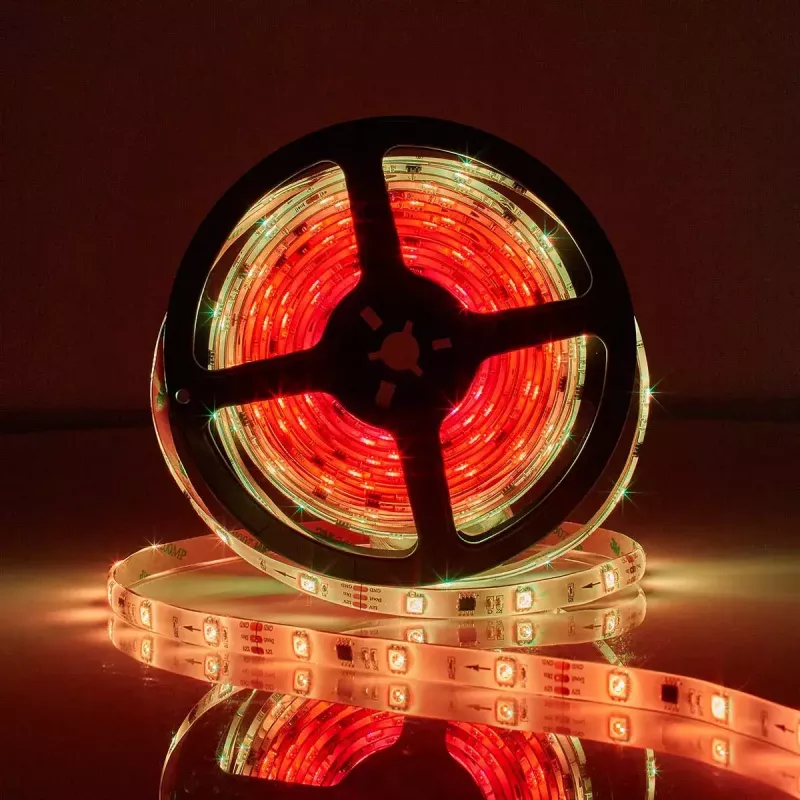 Smart Strip Light Nedis WIFILS51CRGB – Wi‑Fi, RGB, 24 W, 1 m Kabel, 12 mm Breite