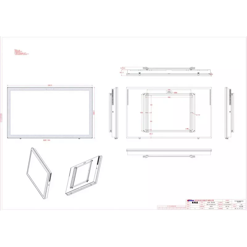ERNITEC 0070-24198-HB3000-P 4K UHD Überwachungsmonitor – professioneller Monitor