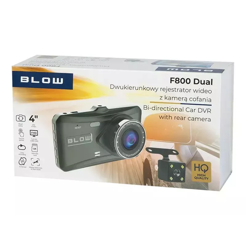 Dashcam BLOW Fahraufzeichnungskamera SchwarzBOX DVR F800BLOW