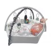 Baby-Spielmatte milly mally Baby Mat 5in1 Minky – multifunktionale 5-in-1-Babymatte für Bauchlage, Spielen, Ruhen, Krabbeln, Reisen