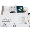 Baby-Spielmatte milly mally Baby Mat 5in1 Minky – multifunktionale 5-in-1-Babymatte für Bauchlage, Spielen, Ruhen, Krabbeln, Reisen