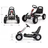 Milly Mally Rutschfahrzeug Gokart Thor Weiß