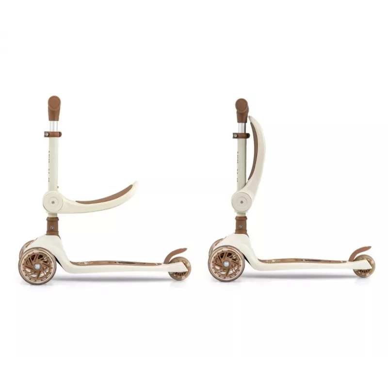 Tretroller milly mally Milly Mally Scooter Fuzzy Classic — Kinderroller, beige