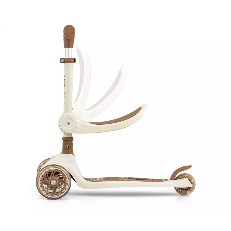 Tretroller milly mally Milly Mally Scooter Fuzzy Classic — Kinderroller, beige