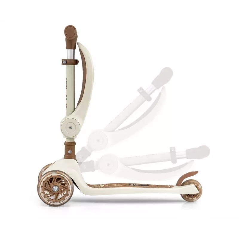 Tretroller milly mally Milly Mally Scooter Fuzzy Classic — Kinderroller, beige