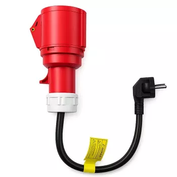 Netzteil QOLTEC CEE 16A 5P 400V auf SCHUKO 230V, Modell 52724