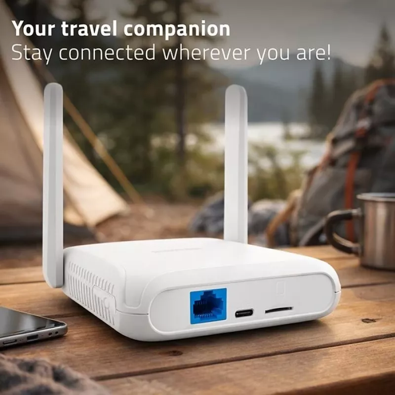 Router QOLTEC 56980 – 4G LTE Mobilfunkrouter mit Wi‑Fi 6